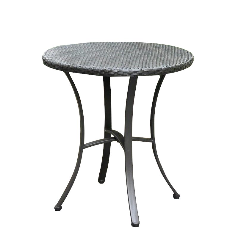 International Caravan Barcelona Patio Bistro Table in Antique Black