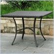 International Caravan Barcelona Patio Dining Table in Antique Black