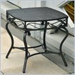 International Caravan Valencia Patio Side Table in Antique Black