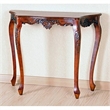 International Caravan Windsor Console Table in Walnut Stain