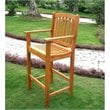 International Caravan Royal Tahiti Outdoor Patio Bar Stool (Set of 2)