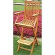 International Caravan Royal Tahiti Outdoor Patio Folding Bar Stool (Set of 2)