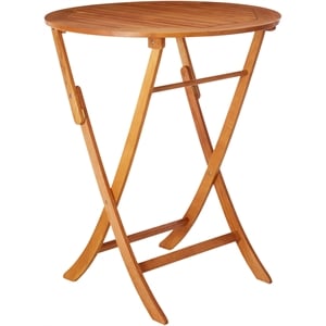 International Caravan Royal Tahiti Folding Outdoor Patio Pub Table