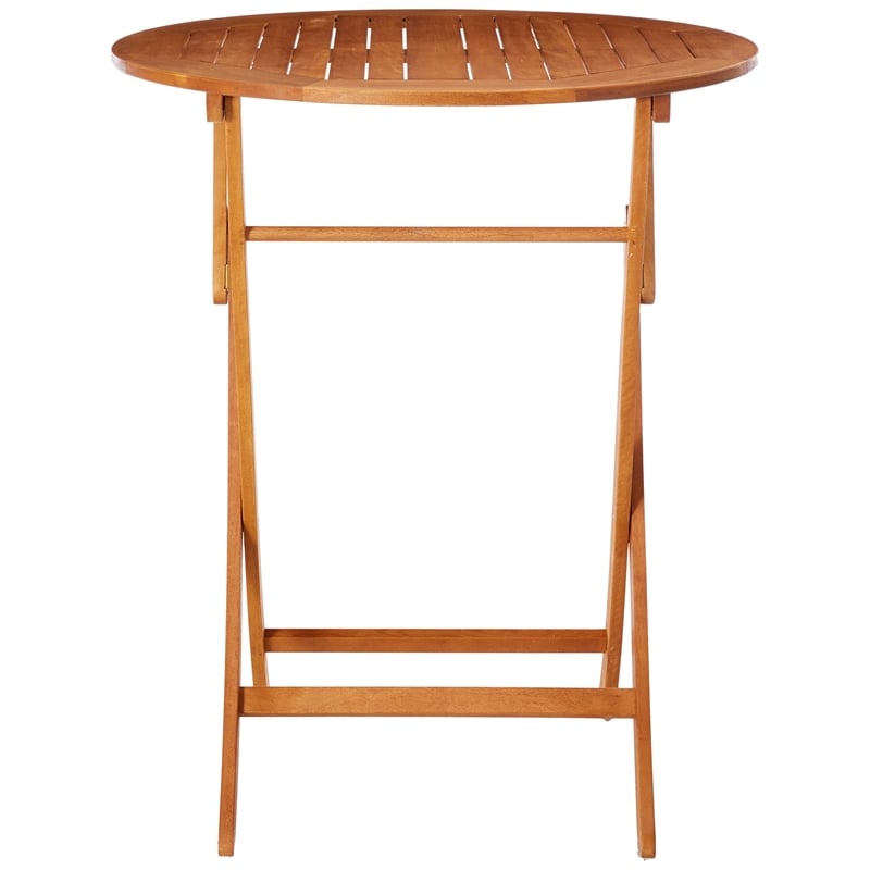 International Caravan Royal Tahiti Folding Outdoor Patio Pub Table