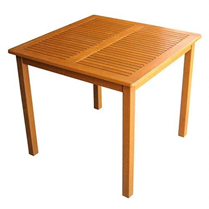 International Caravan Royal Tahiti Square Outdoor Patio Dining Table
