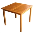 International Caravan Royal Tahiti Square Outdoor Patio Dining Table