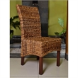 International Caravan Bali Arizona Woven Abaca Dining Chair (Set of 2)