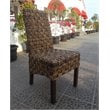 International Caravan Bali Victor Woven Abaca Dining Chair (Set of 2)