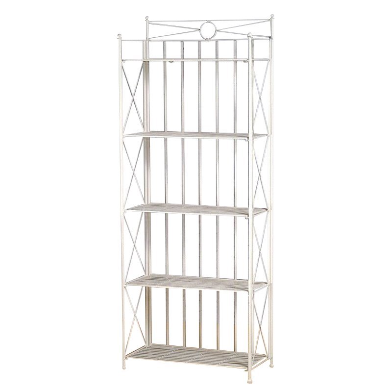 Folding Bakers Rack in White 3527
