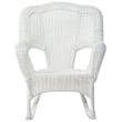 International Caravan Monaco Resin Patio Rocker in White (Set of 2)