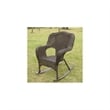 International Caravan Monaco Resin Patio Rocker in Pecan (Set of 2)