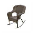 International Caravan Monaco Resin Patio Rocker in Pecan (Set of 2)