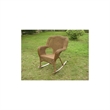 International Caravan Monaco Resin Patio Rocker in Mocha (Set of 2)