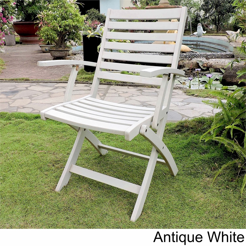 International Caravan Royal Fiji 2 Piece Patio Chair in Sky Blue