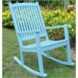 International Caravan Royal Fiji Large Porch Rocker in Sky Blue