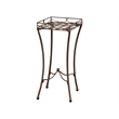 International Caravan Santa Fe Iron Patio Plant Stand in Brown