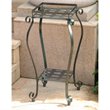 International Caravan Mandalay Iron Plant Stand in Verdi Gris