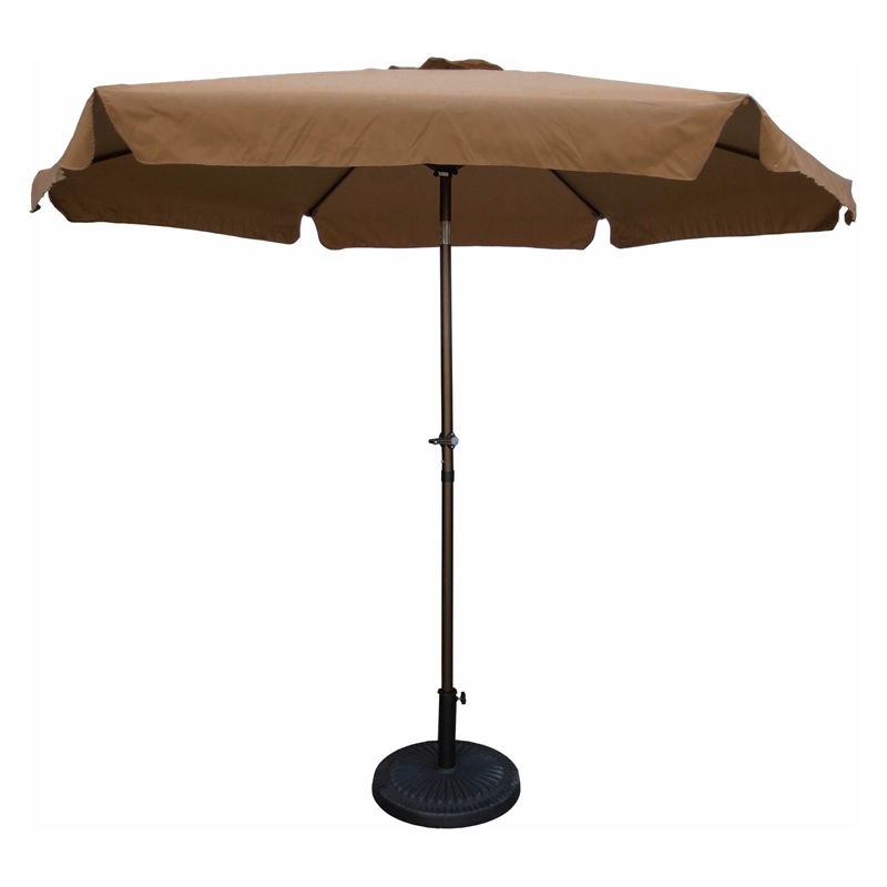 International Caravan St. Kitts Patio Umbrella in Chocolate