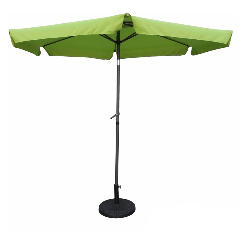 International Caravan St. Kitts Patio Umbrella in Aqua Blue