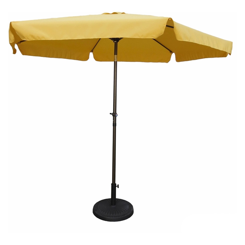International Caravan St. Kitts Patio Umbrella in Aqua Blue