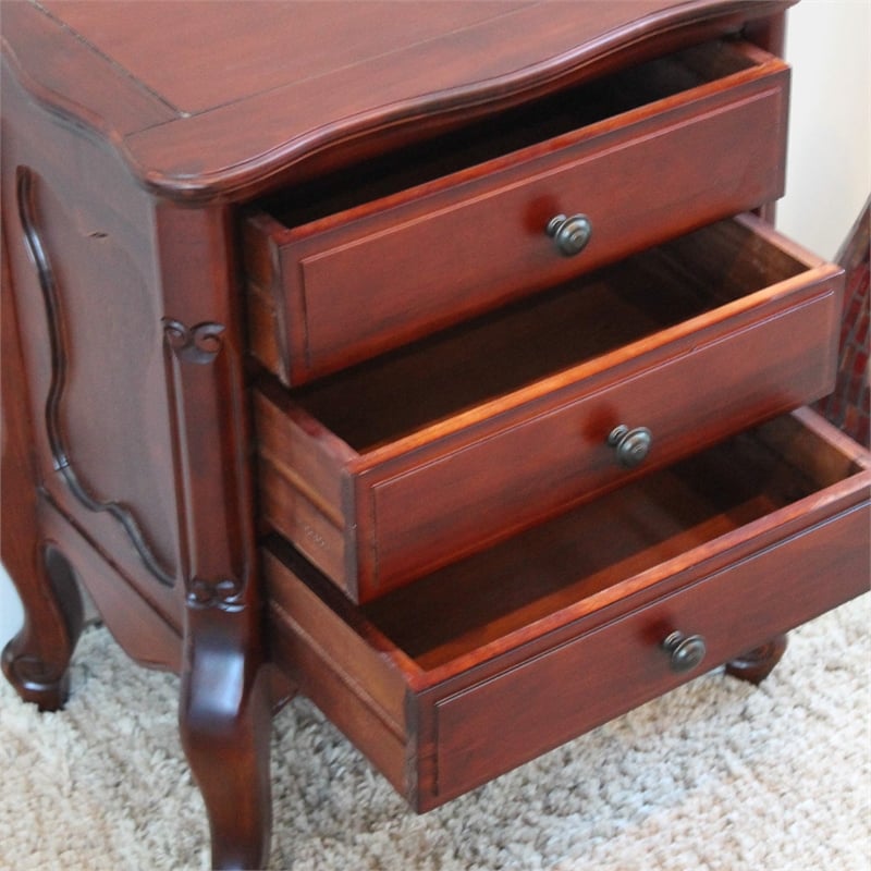 International Caravan Windsor Night Stand in Walnut