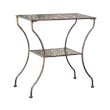 International Caravan Mandalay Iron Patio Wall Table in Bronze