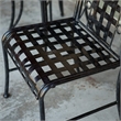 Mandalay Iron 3 Piece Patio Bistro Set in Bronze