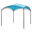 International Caravan Catalina Dome Top Outdoor Gazebo in Aqua Blue