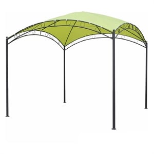 International Caravan Catalina Dome Top Outdoor Gazebo in Green Grass