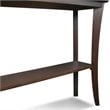 Leick Boa Wood Console Table in Chocolate Cherry