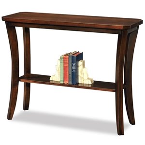 leick boa console table in chocolate cherry