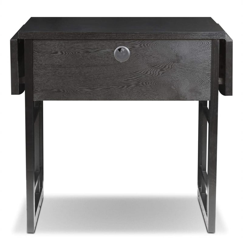 Leick Computer Wood Desk in Mission Oak Chocolate