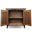Leick Favorite Finds Solid Wood Mission Hall Stand in Brown