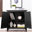 Leick Favorite Finds Mission Solid Wood Hall Stand in Black Slate