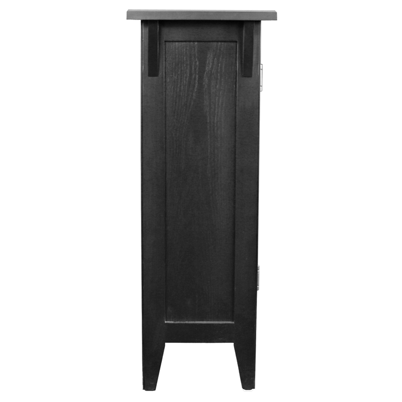 Leick Favorite Finds Mission Solid Wood Hall Stand in Black Slate