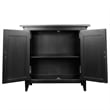Leick Favorite Finds Mission Solid Wood Hall Stand in Black Slate