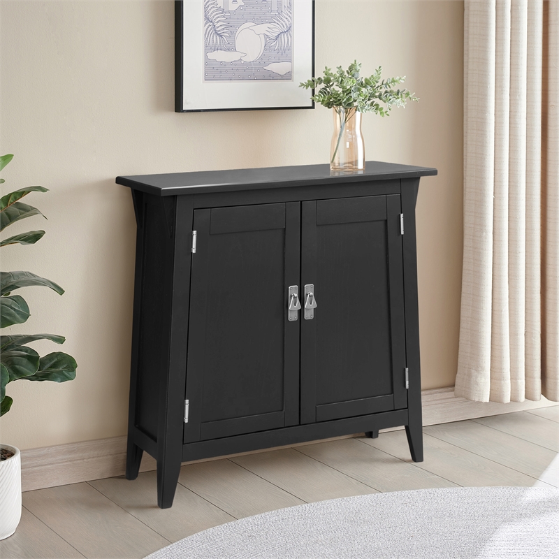 Leick Favorite Finds Mission Solid Wood Hall Stand in Black Slate
