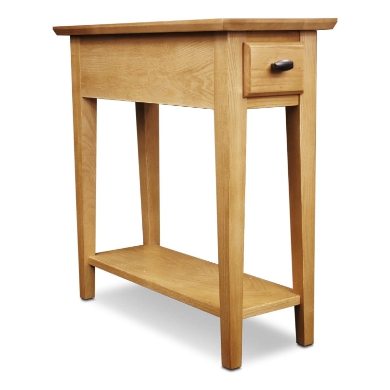 Leick Favorite Finds Wood End Table in Natural Desert Sands