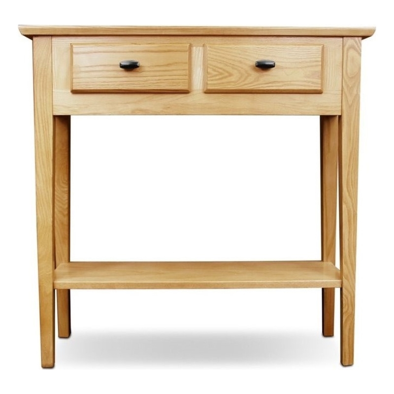 Leick Favorite Finds Wood Console Table in Natural Desert Sands