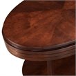 Leick Favorite Finds Oval Wood Coffee Table in Brown/Chocolate Cherry