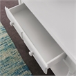 Leick Coastal Coastal 30 in. Solid Wood Console Table with Drawer Storage-White