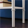 Leick Coastal Coastal 30 in. Solid Wood Console Table with Drawer Storage-White