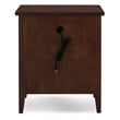 Laurent with USB-C Fast Charging Station and AC/USB Outlet in Chocolate Cherry