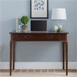 Leick Home Stratus Solid Wood Laptop Writing Desk in Heartwood Cherry