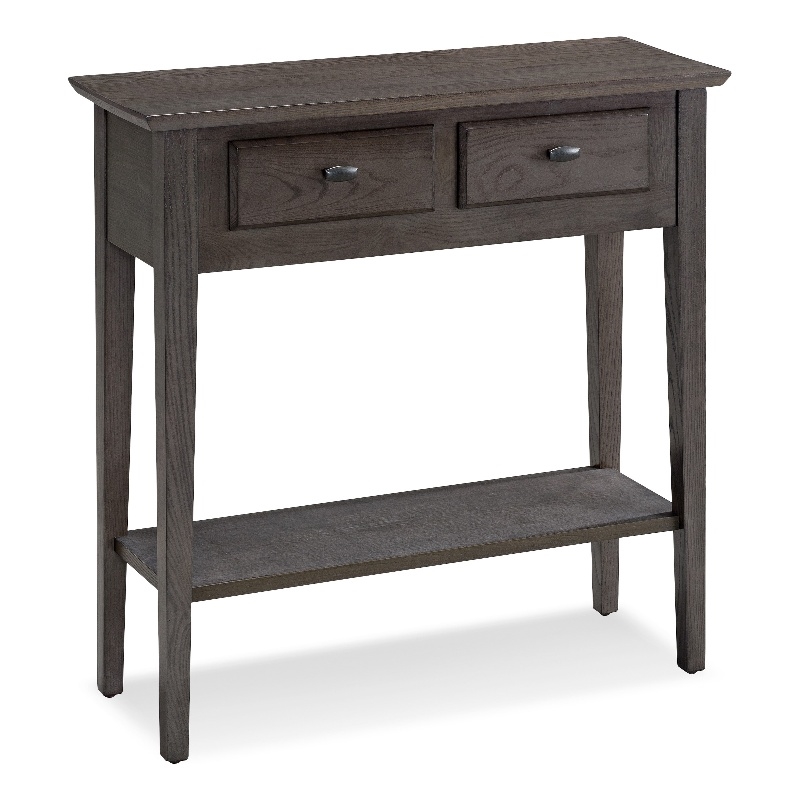 Leick Home Favorite Finds Wood Console Table in Smoke Gray