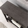 Leick Home Favorite Finds Wood Console Table in Smoke Gray