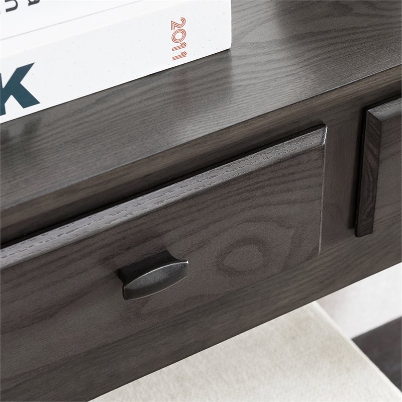 Leick Home Favorite Finds Wood Console Table in Smoke Gray