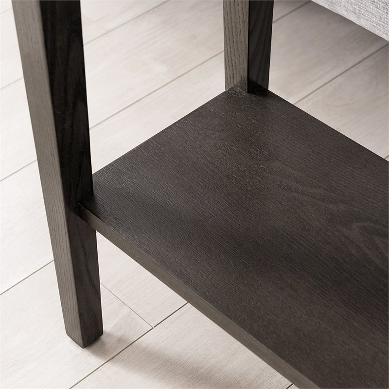 Leick Home Favorite Finds Wood Console Table in Smoke Gray