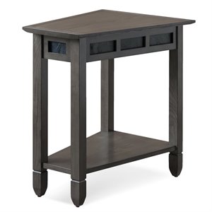 Leick Furniture Favorite Finds Smoke Gray Recliner Wedge Table