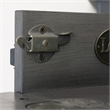 Leick Home Chisel & Forge Corner Computer/Writing Desk in Matte Black Metal Base